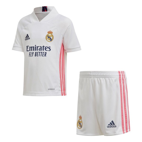 Maillot Football Real Madrid Domicile Enfant 2020-21 Blanc